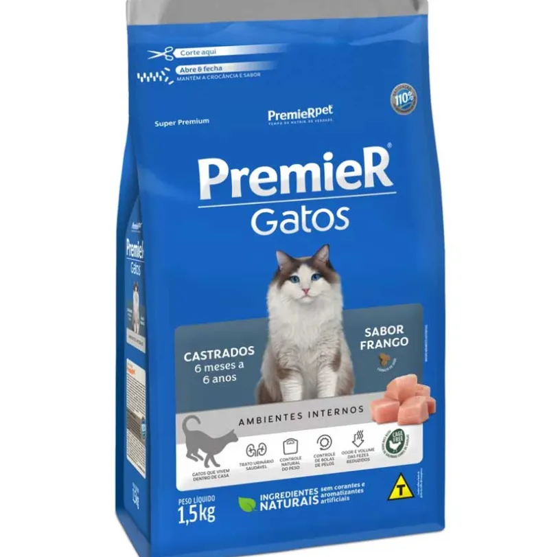 PremieR Gatos Castrados Sabor Pollo 1.5kg