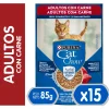 Purina Cat Chow Hydro Adultos Carne 85gr PACK 15 Unidades