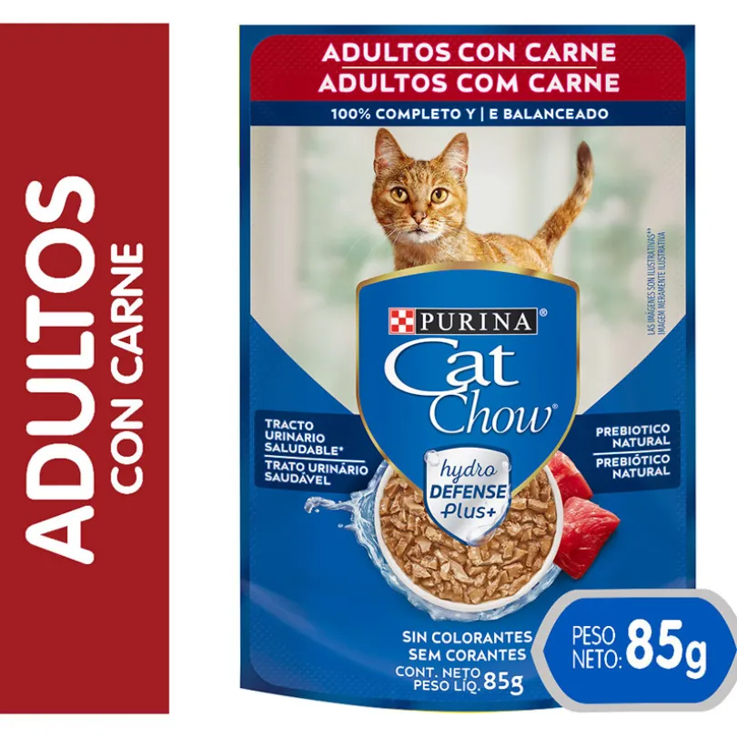 Purina Cat Chow Hydro Adultos Carne 85gr