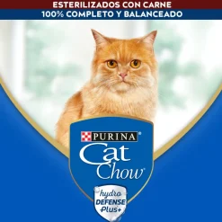 Purina Cat Chow Hydro Castrados Carne 85gr PACK 15 Unidades