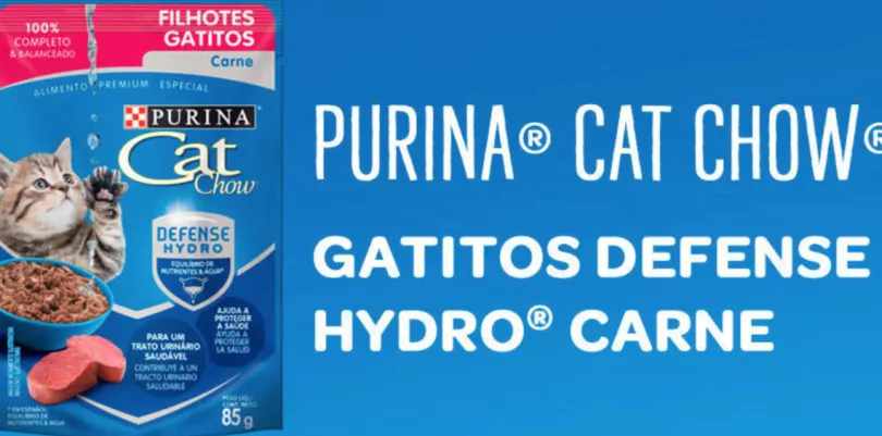 Purina Cat Chow Hydro Gatitos Carne 85gr PACK 15 Unidades