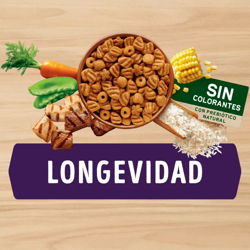 Purina Dog Chow Adultos 7+ Longevidad 18kg