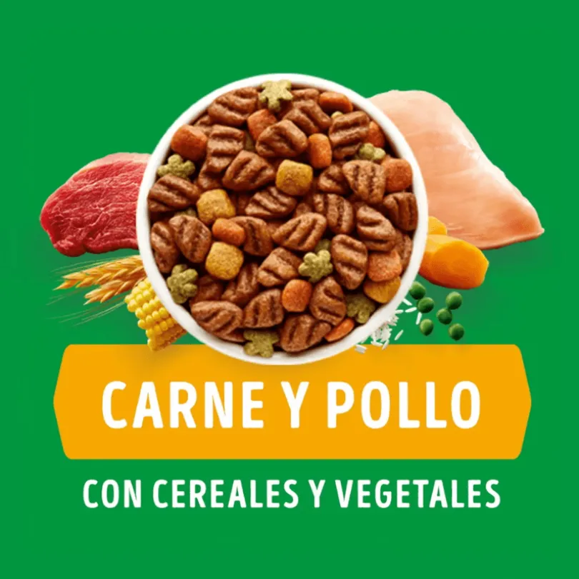 Purina Dog Chow Adultos Razas Pequeñas Carne y Pollo 8kg