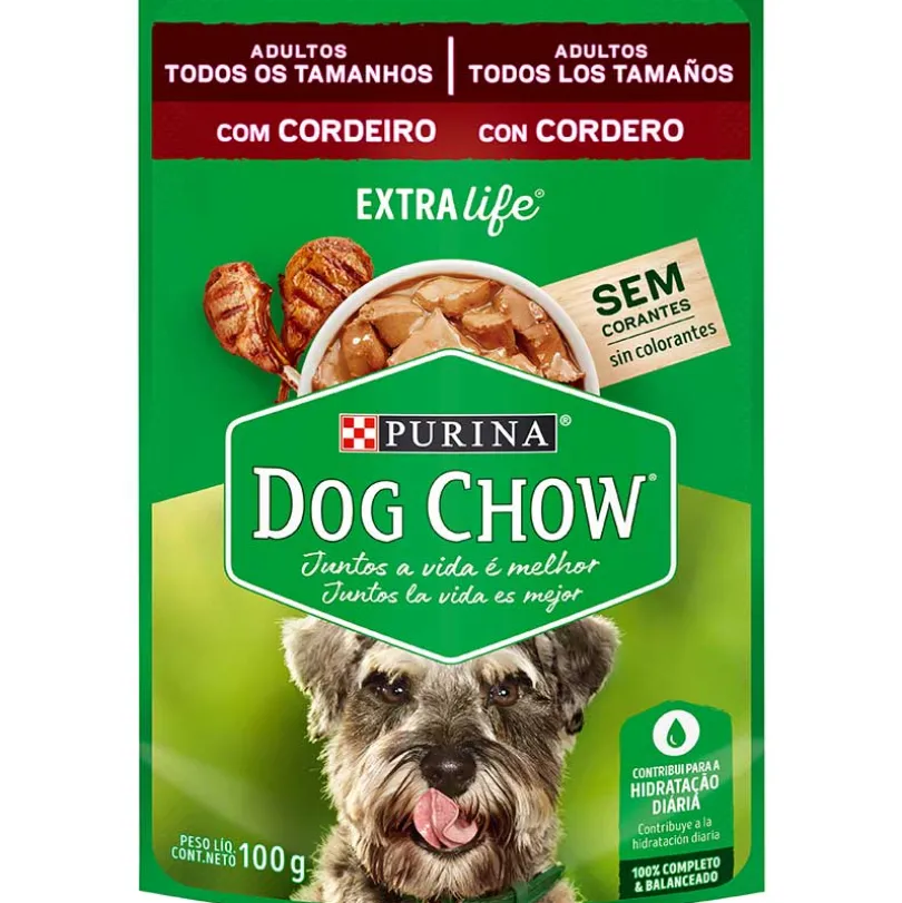 Purina Dog Chow Alimento Húmedo Adulto Cordero 100gr