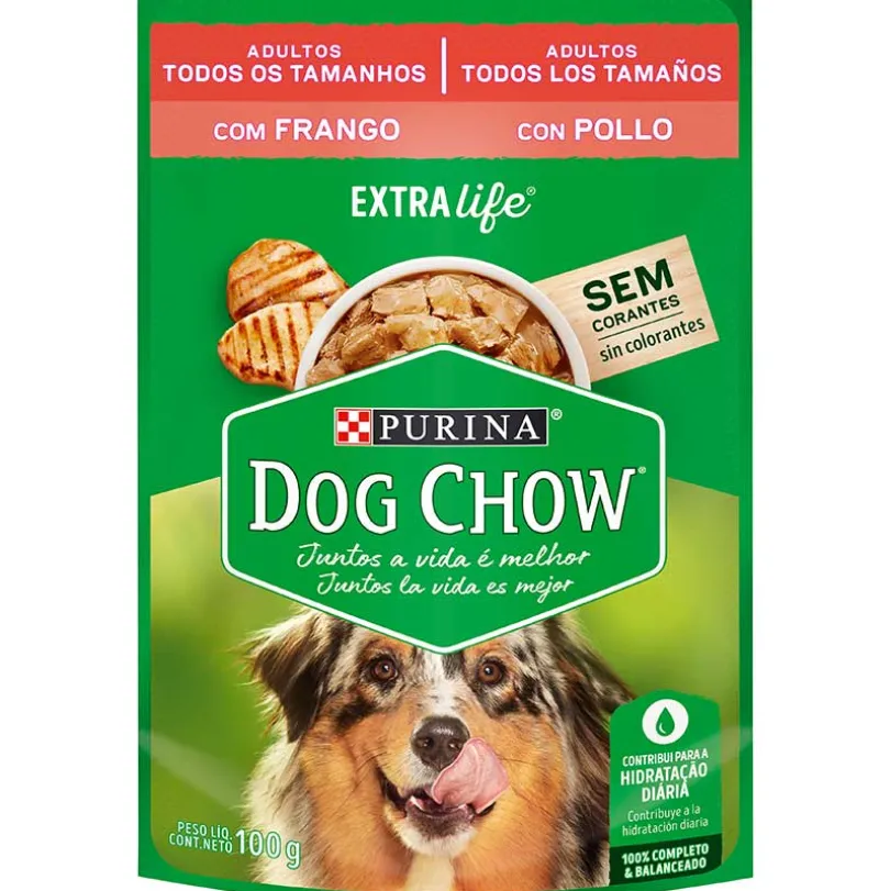 Purina Dog Chow Alimento Húmedo Adulto Pollo 100gr