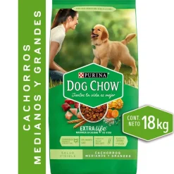 Purina Dog Chow Cachorros Razas Medianas y Grandes 18kg
