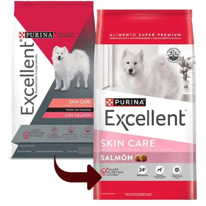 Purina EXCELLENT® Adultos Piel Sensible con Salmón 12kg