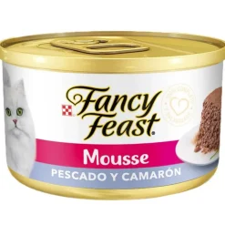 purina fancy feast lata Mousse pescado y camaron 85 gr