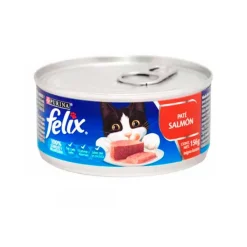Purina felix lata para gato paté de salmón 156 gr