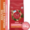 PURINA® ONE® Adulto Mediano y Grande Pollo y Cordero 12kg