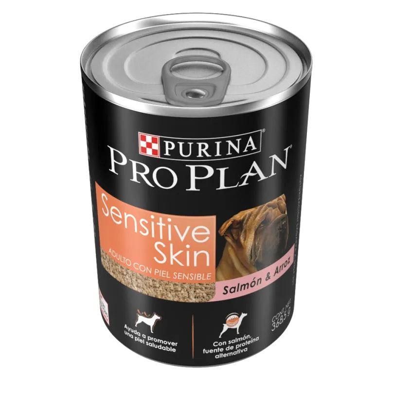 Purina Pro Plan Adult Sensitive Salmón y Arroz 368.5gr Pack 12 Unidades