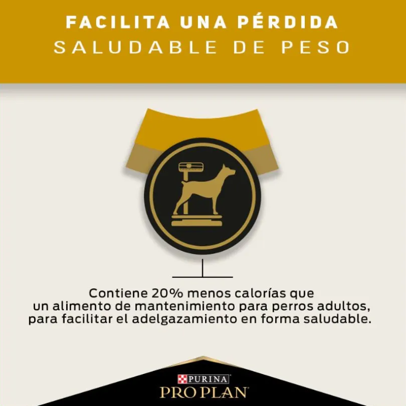 Purina Pro Plan Adulto Raza Mediana y Grande Reduced Calorie 12 kg