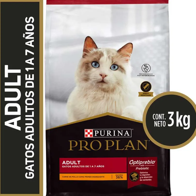 Purina Pro Plan Cat Adult con OptiPrebio 3kg