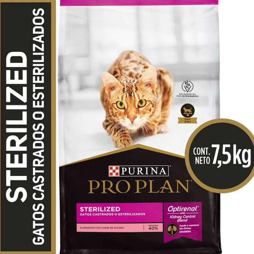Purina Pro Plan Cat Sterilized con OptiRenal 7.5kg