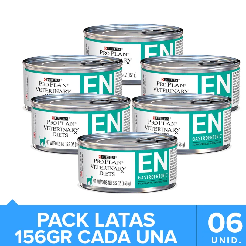 Purina Pro Plan EN Gastroenteric Felino Lata 156gr Pack 6 Unidades