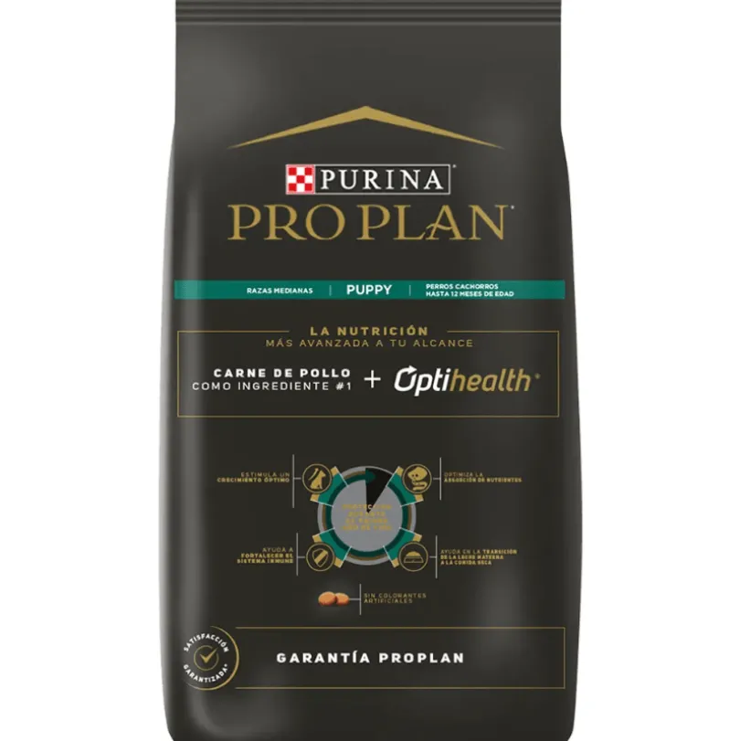 PURINA PRO PLAN PUPPY RAZAS MEDIANAS CON OPTISTAR 12KG