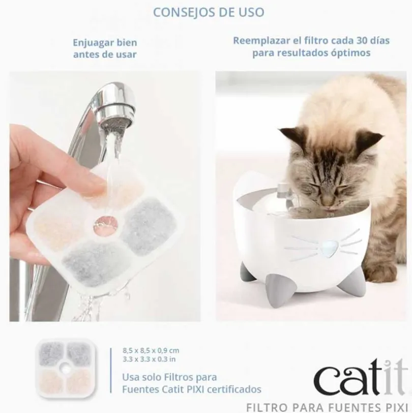 Repuestos de Filtros para Fuentes Catit PIXI 3un