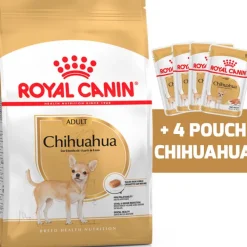 Royal Canin Chihuahua Adulto 1KG + 4 Royal Canin Chihuahua Adulto Pouch 85gr