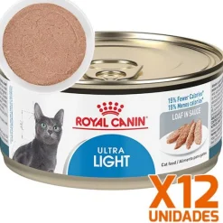 Royal Canin Latas Gato Ultra Light Pate (Weigth Care) 145Gr Pack 12 Unidades