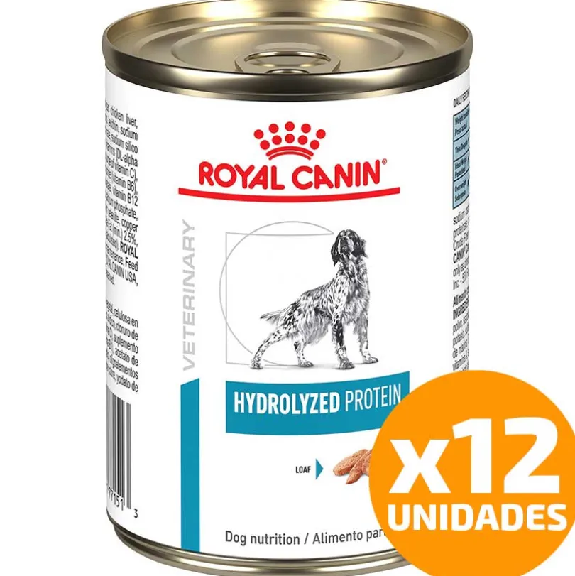 Royal Canin Latas Vet Diet Canine Hydrolyzed Protein x 12 Unidades