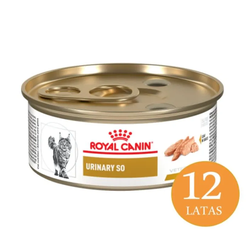 Royal Canin Latas Vet Diet Felino Urinary S/O x 12 Un