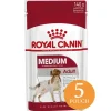 Royal Canin Medium Adulto Pouch 140gr x 5 unidades