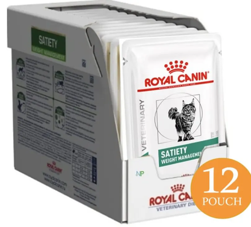 Royal Canin Pouch Vet Diet Felino Satiety 85gr x 12 unidades