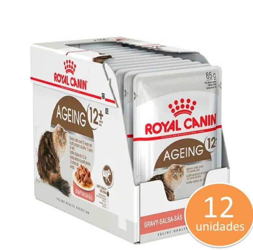 ROYAL CAT AGEING 12+ POUCH x 12UN