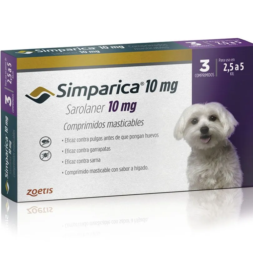 Simparica 2.5 a 5kg 3 Comprimidos