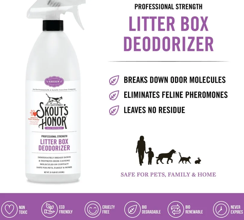Skouts Honor Desodorizante para cajas de arenas sanitarias 1.035ml