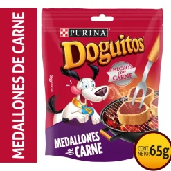 Snacks para perros DOGUITOS® Medallones de carne 65gr Pack 15 Unidades