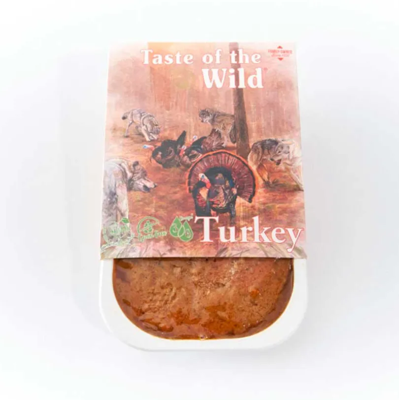 Taste Of the Wild Dog Adulto Tray Tow Bandeja Pavo 390 gr