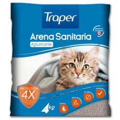Traper Arena Sanitaria Aglutinante 4kg