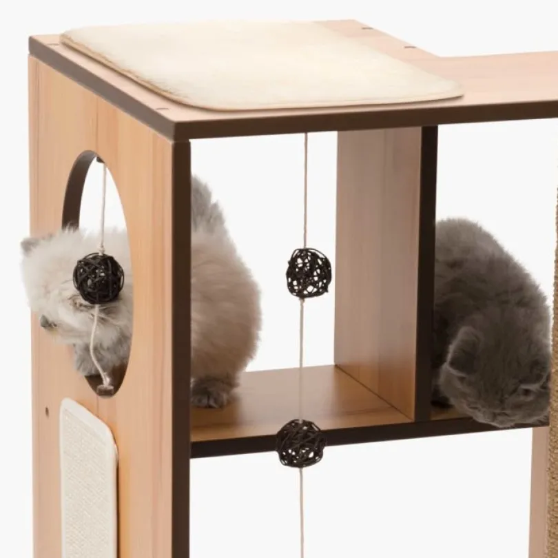 Vesper Box Large Walnut Rascador para Gatos