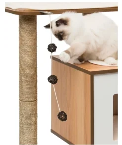 Vesper Furniture V Base Walnut Rascador para gatos