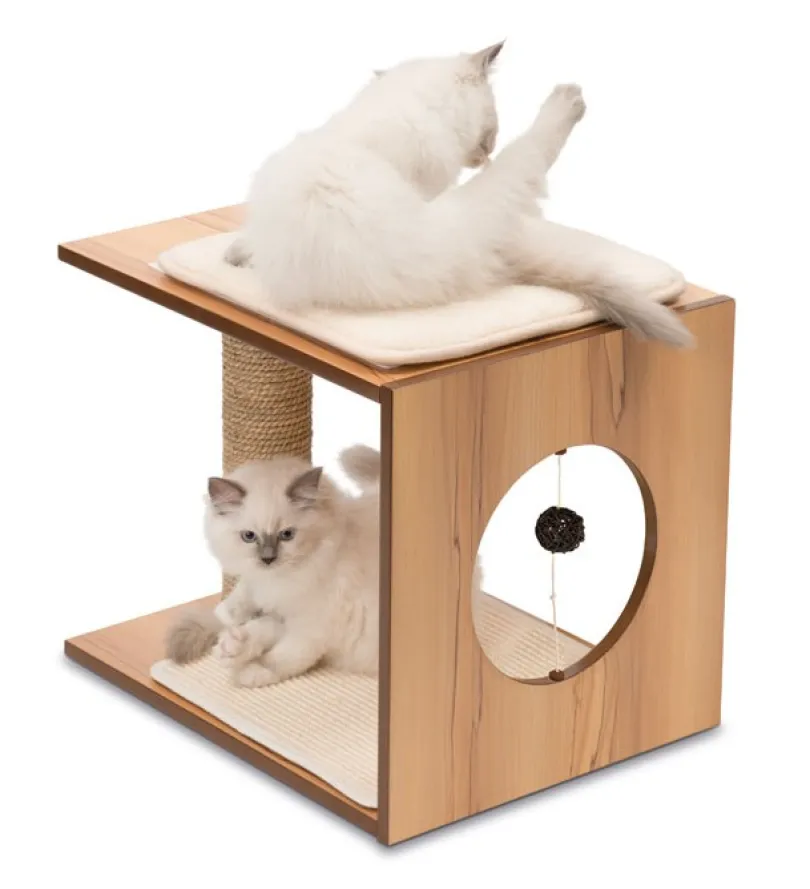 Vesper Sool Walnut Rascador para gatos