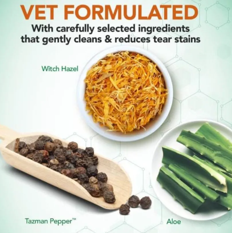 Vet's Best Clean Eye Round Pads 100 unidades