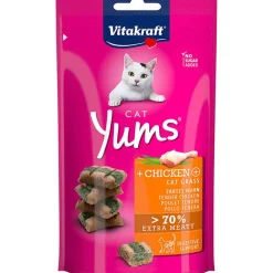 Vitakraft Cat Yums Pollo y Hierba Gatera 40gr