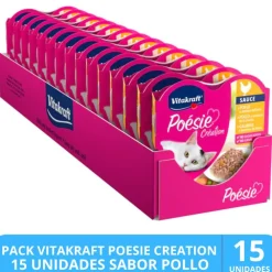 Vitakraft Poesie Creation Sabor Pollo 85gr PACK 15 Unidades