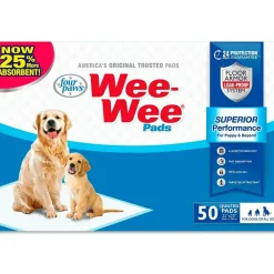 Wee Wee Four Paws Dogs Pee Pads 50 Un