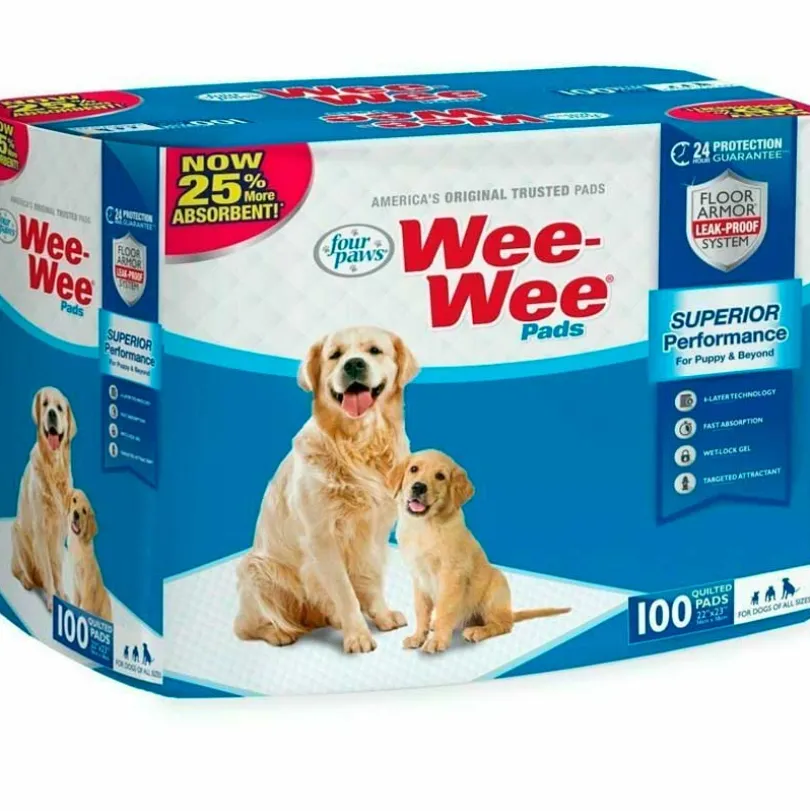 Wee Wee Four Paws Dogs Pee Pads 100 Un
