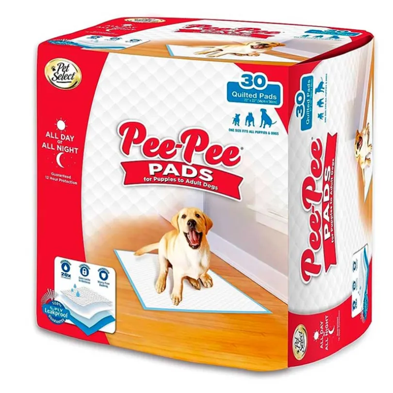 wee wee four paws pet select pee-pee pads 30 un