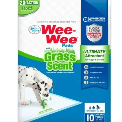 wee-wee four paws grass scent pads 10 un