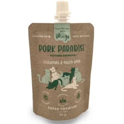 Winga Pork Paradise Snack para Gatos 60gr