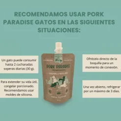 Winga Pork Paradise Snack para Gatos 60gr